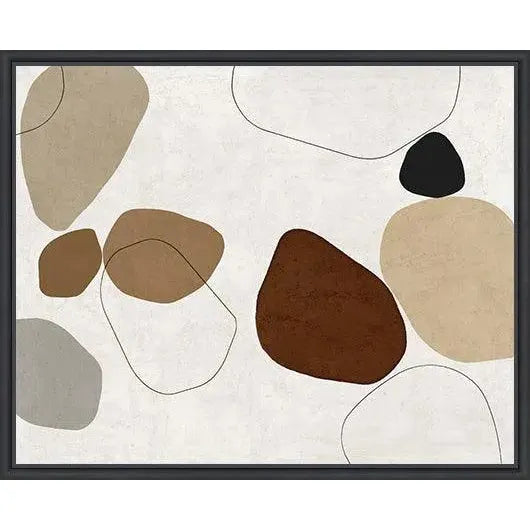 River Stones VI Artwork d Canvas Floating