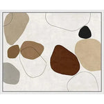 River Stones VI Artwork d Canvas Floating