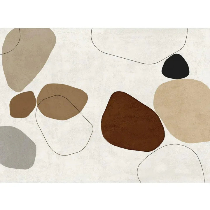 River Stones VI Artwork d Canvas Floating - LOOMLAN - LOOMLAN - Canvas Art