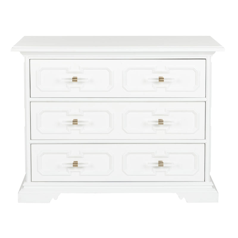 River Street Three Drawer Classic Chest-Chests-Chelsea House-LOOMLAN