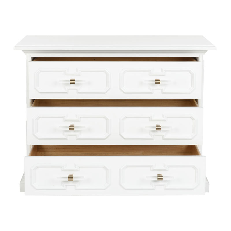 River Street Three Drawer Classic Chest-Chests-Chelsea House-LOOMLAN