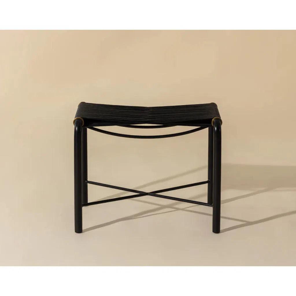 Riz Leather Stool