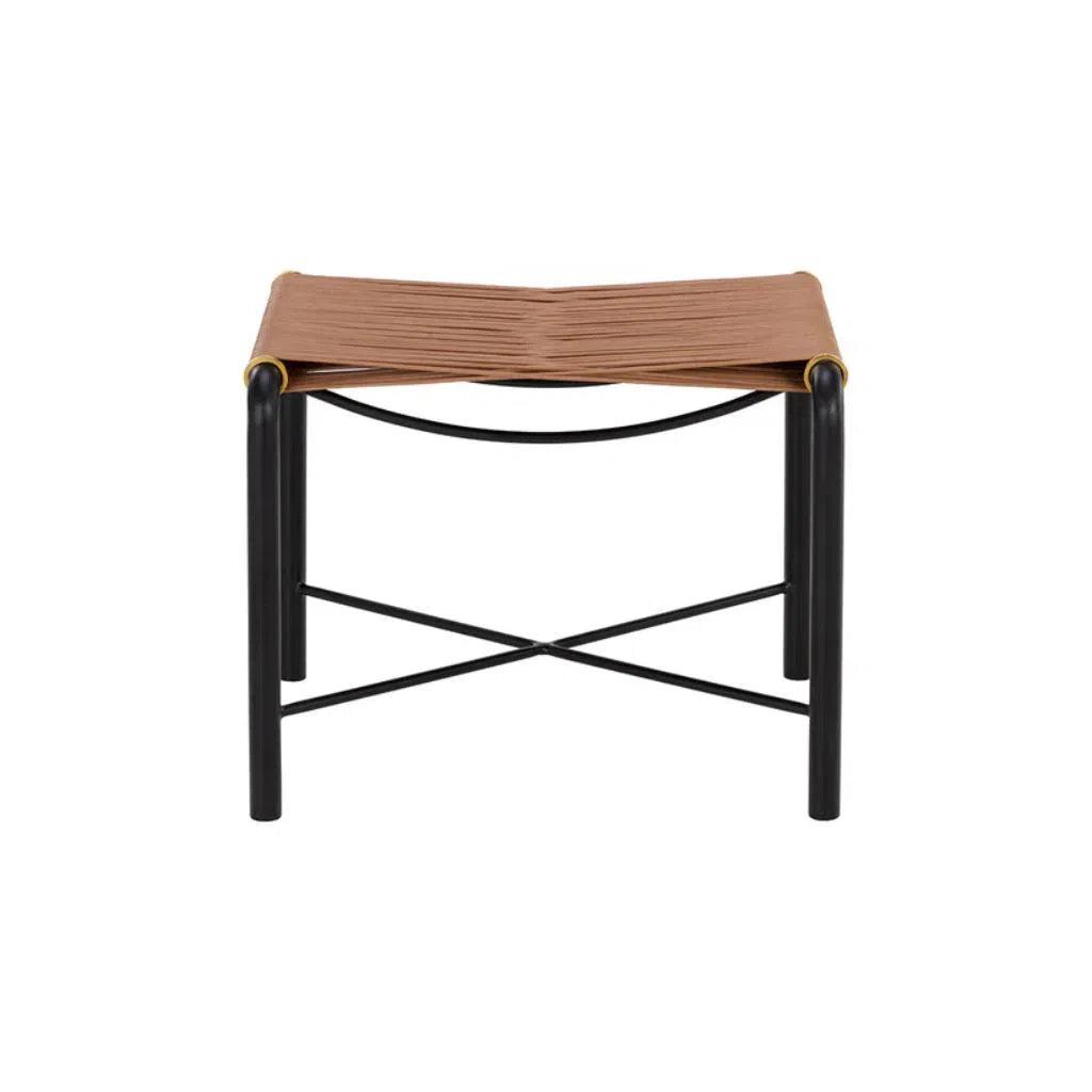 Riz Leather Stool