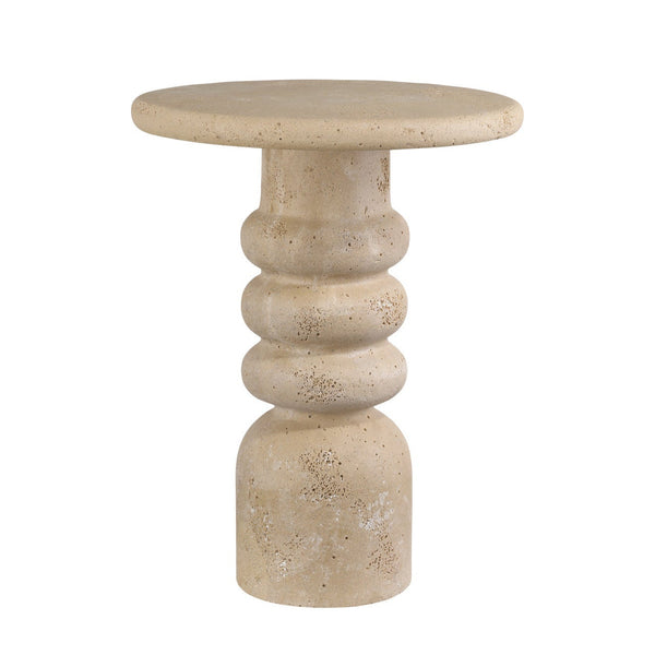 Rocco Concrete Round Accent Table