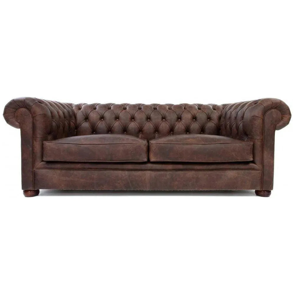 Roger Brown Chesterfield Leather Sofa Made to Order