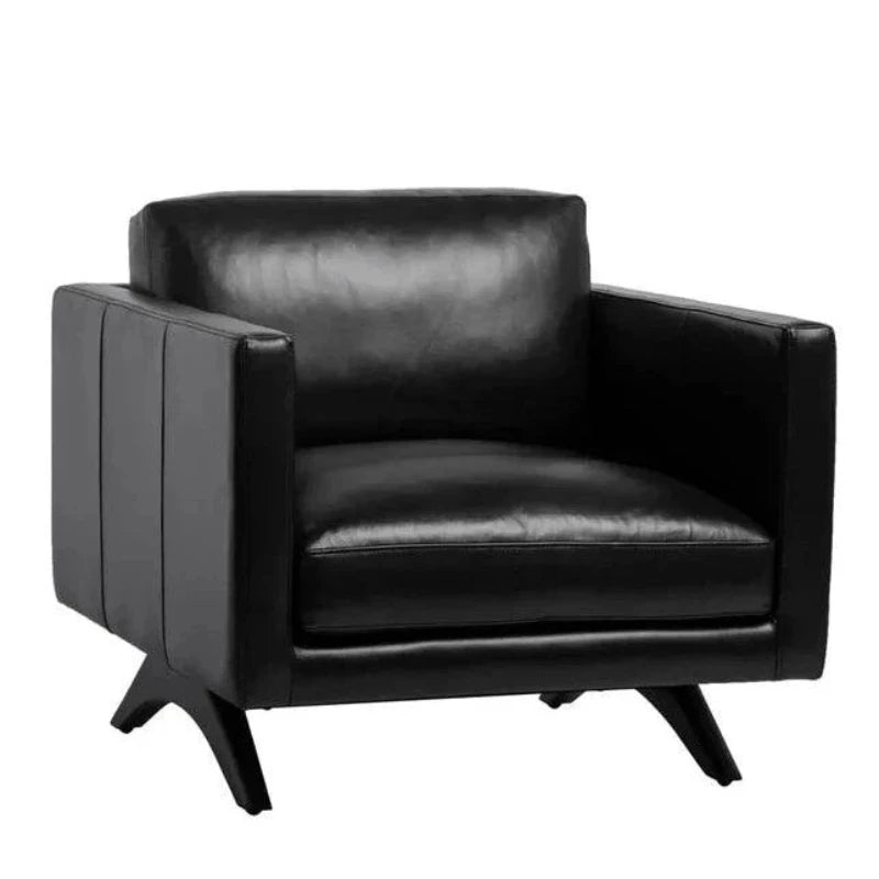 Rogers Leather Stylish Armchair