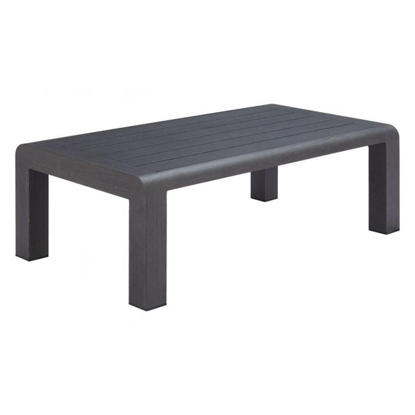 Rolig Aluminum Black Outdoor Coffee Table