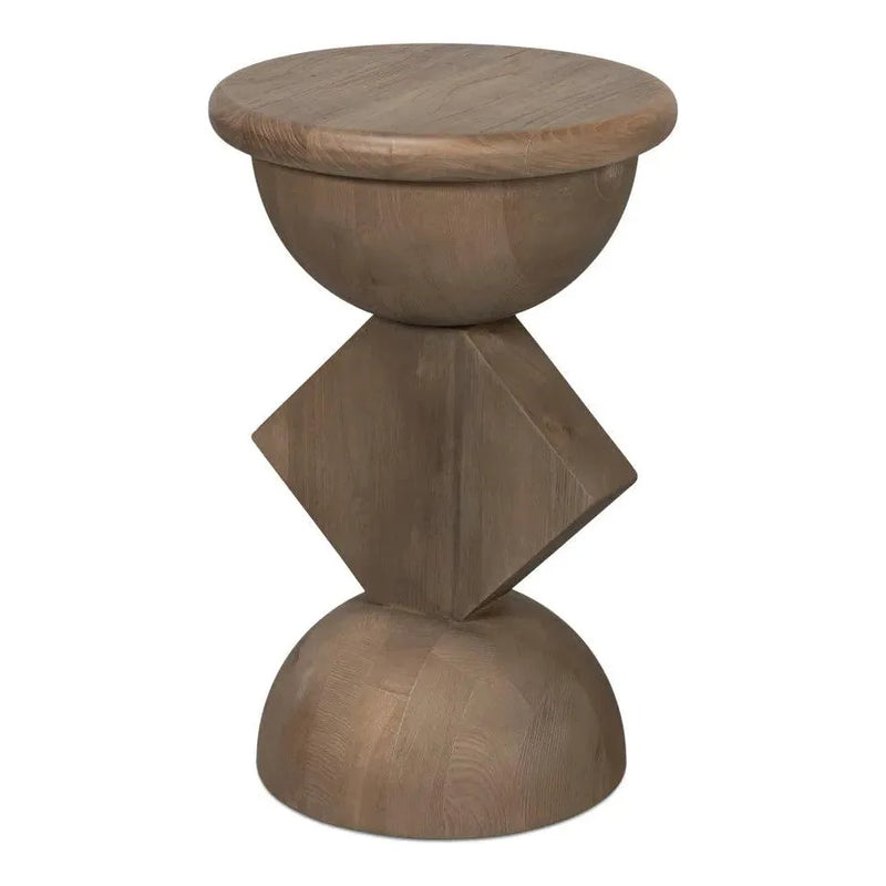 Romeo Natural Wooden Side Tables (Set Of 3)