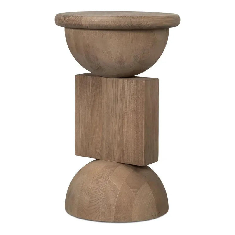 Romeo Natural Wooden Side Tables (Set Of 3)