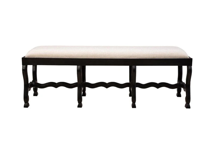 Romeo Performance Linen Blend Bedroom Bench - LOOMLAN - Furniture Classics - Bedroom Benches