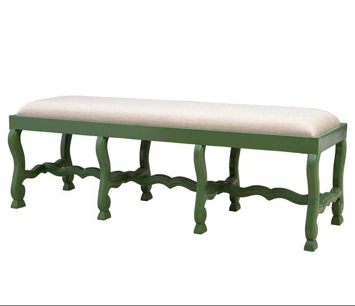Romeo Performance Linen Blend Bedroom Bench - LOOMLAN - Furniture Classics - Bedroom Benches