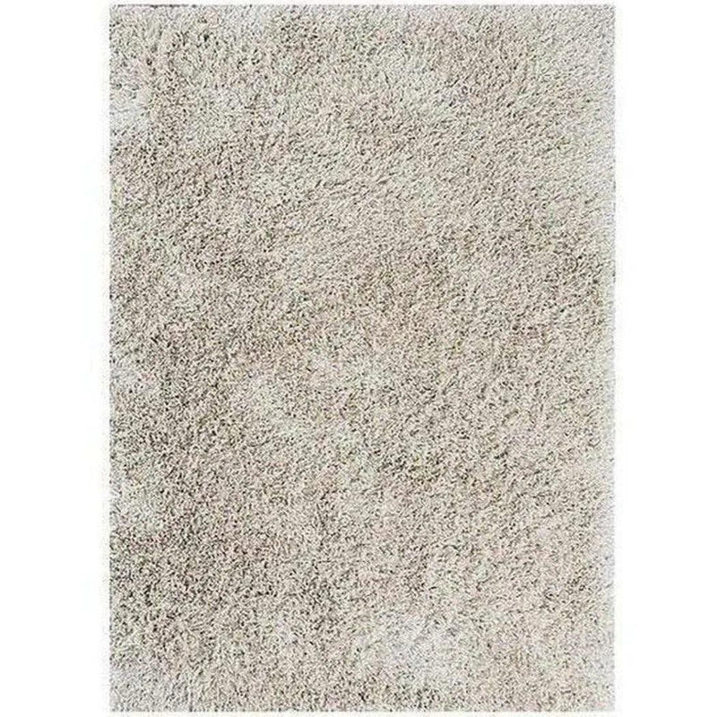 Ronaldo Beige Wool Shag Area Rug By Linie