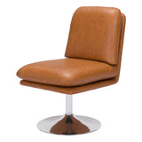 Rory Accent Chair Brown Club Chairs LOOMLAN By Zuo Modern