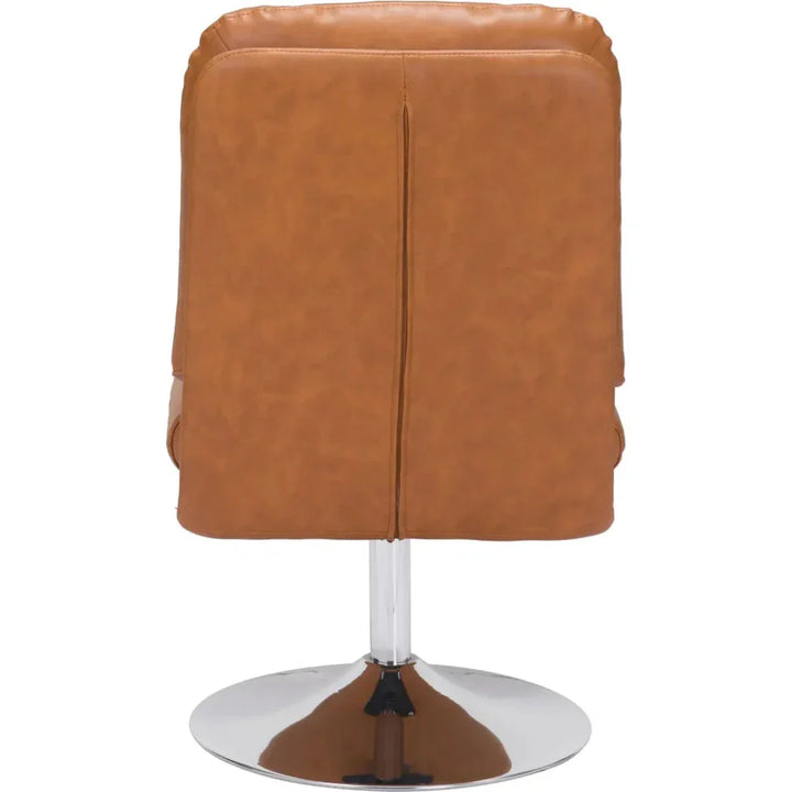 Rory Accent Chair Brown-Office Chairs-Zuo Modern-LOOMLAN