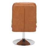 Rory Accent Chair Brown Club Chairs LOOMLAN By Zuo Modern