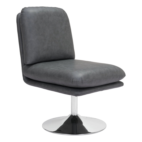 Rory Accent Chair Gray Club Chairs LOOMLAN By Zuo Modern