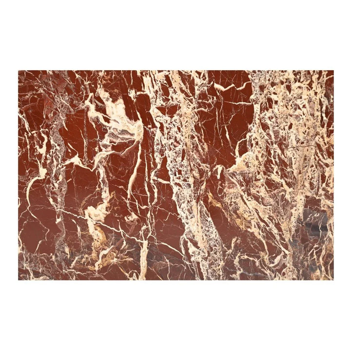 Rosa Marble Design Outdoor Accent Table - LOOMLAN