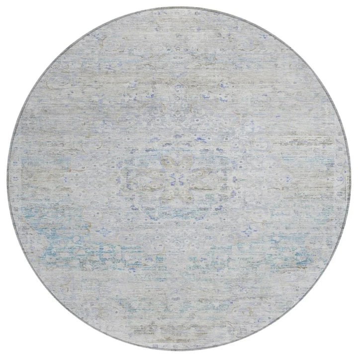 Rosantha Beige Washable Indoor - Outdoor Rug - LOOMLAN - LOOMLAN Rugs - Outdoor Rugs