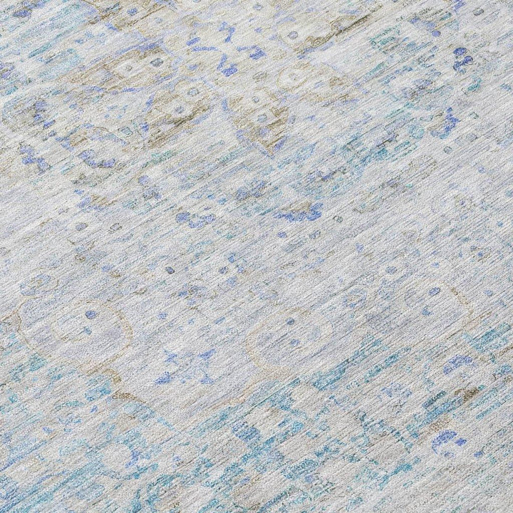 Rosantha Beige Washable Indoor - Outdoor Rug - LOOMLAN - LOOMLAN Rugs - Outdoor Rugs