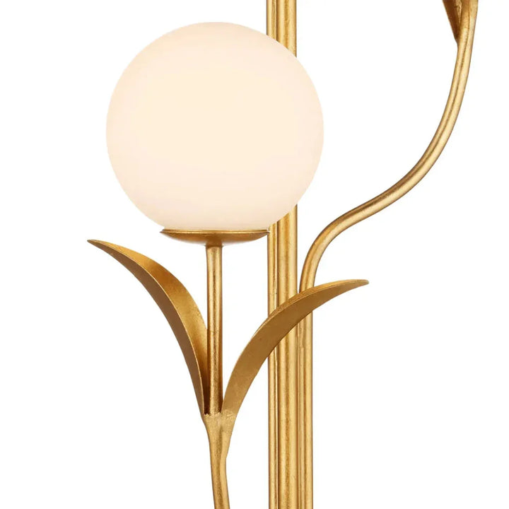 Rossville Gold Floor Lamp-Floor Lamps-Currey & Co-LOOMLAN