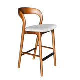 Rotondo Performance Fabric Counter Stool-Counter Stools-LH Imports-Walnut-LOOMLAN