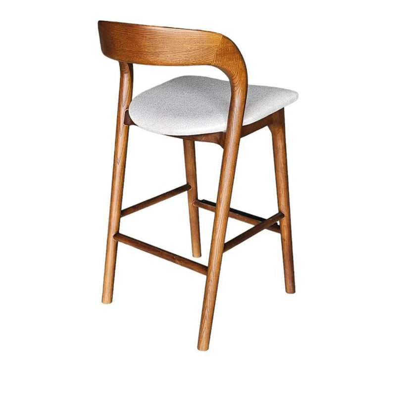 Rotondo Polyester Upholstered Counter Stool