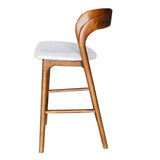 Rotondo Polyester Upholstered Counter Stool