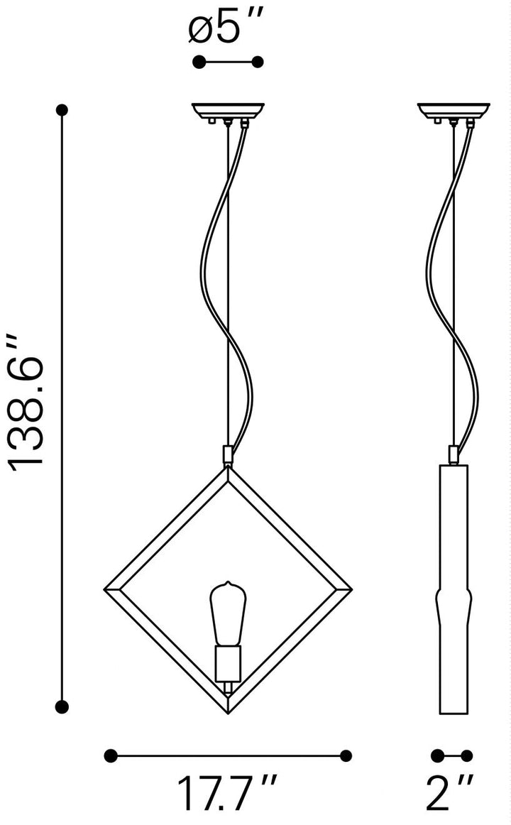 Get Rotorura Ceiling Lamp Rust Elegant Industrial Design – LOOMLAN