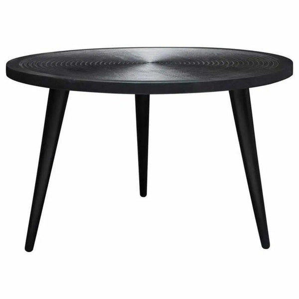 Round Cocktail Table Wood Top