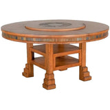 Sunny D-Round Height Dining Table Lazy Susan-Dining Tables-LOOMLAN