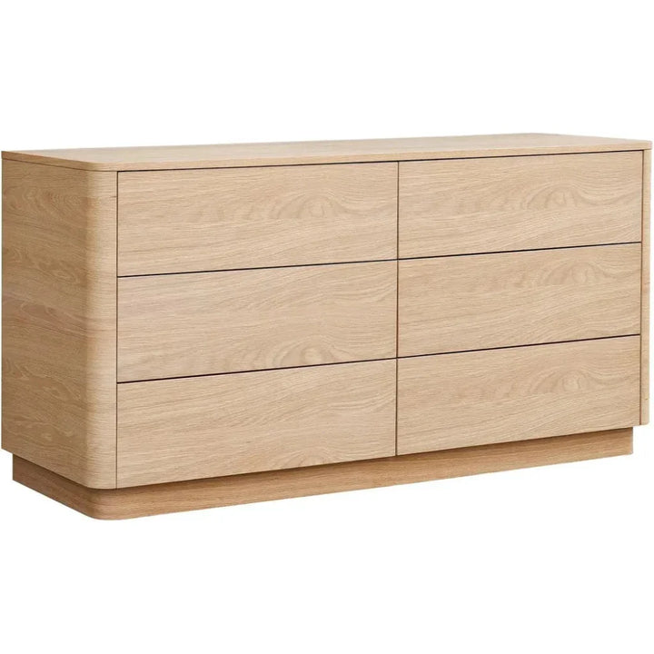 Round Off Wood Dresser - LOOMLAN - Moe's Home - Dressers