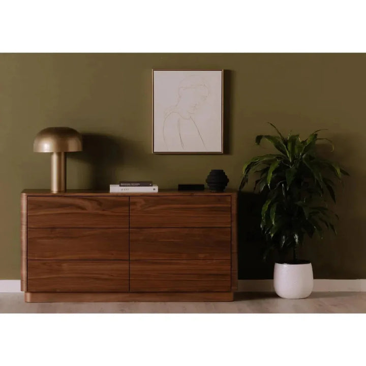 Round Off Wood Dresser - LOOMLAN - Moe's Home - Dressers