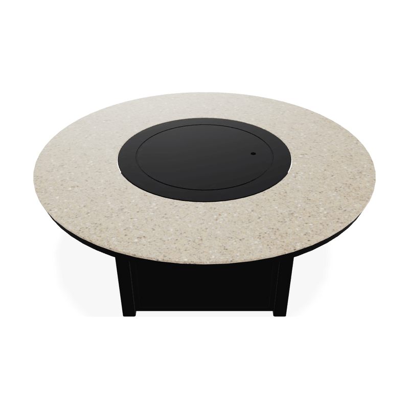 Round Origins Propane or Natural Gas Fire Table-Outdoor Fire Tables-Telescope-LOOMLAN