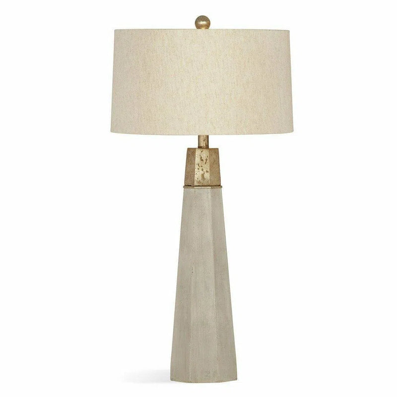Rowan 34" Tall Stone Grey Table Lamp Table Lamps LOOMLAN By Bassett Mirror