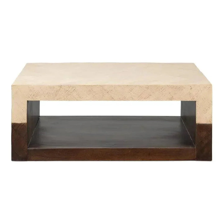 Rowan Wood Brown Rectangular Coffee Table - LOOMLAN - Coffee Tables