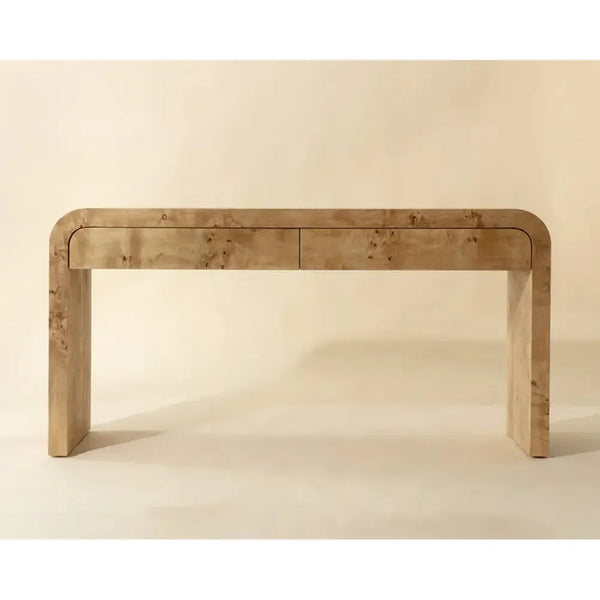 Rowena Wood Sofa Table-Console Tables-SUNPAN-LOOMLAN