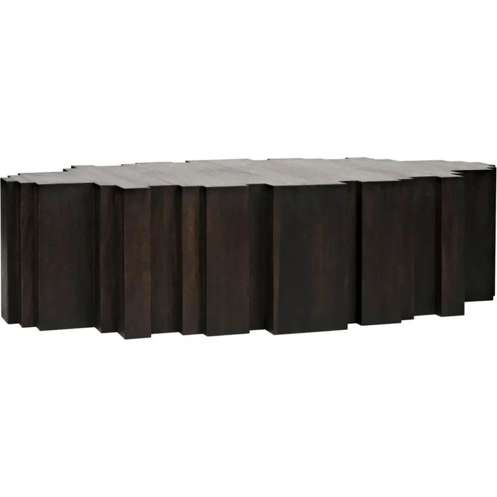 Royce Coffee Table, Ebony Walnut - LOOMLAN - Noir - Coffee Tables