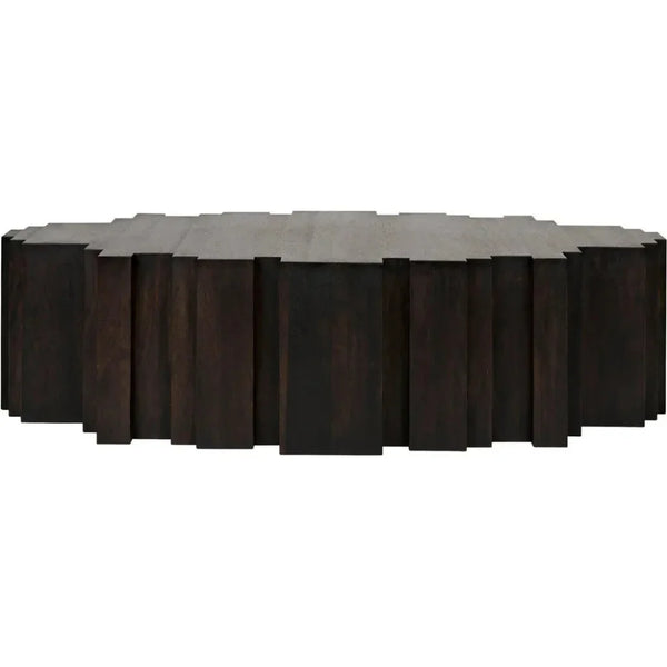 Royce Coffee Table, Ebony Walnut - LOOMLAN - Noir - Coffee Tables