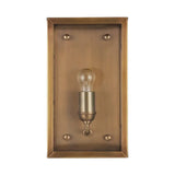 Royster Antique Brass Outdoor Wall Sconce