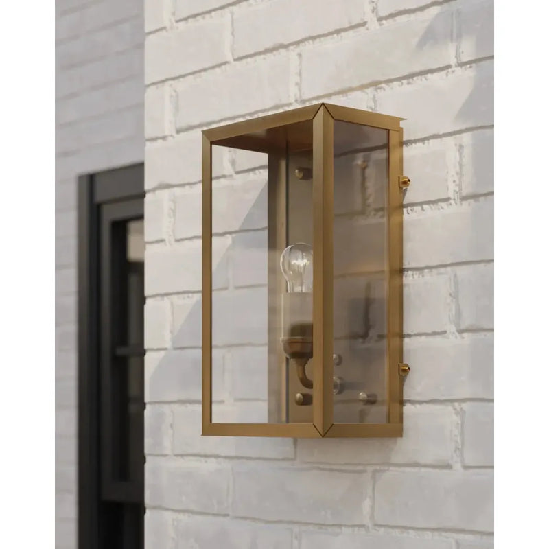 Royster Antique Brass Outdoor Wall Sconce