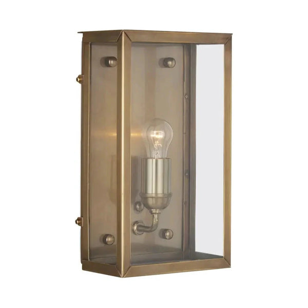 Royster Antique Brass Outdoor Wall Sconce