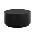 Rubin Concrete Outdoor Round Coffee Table