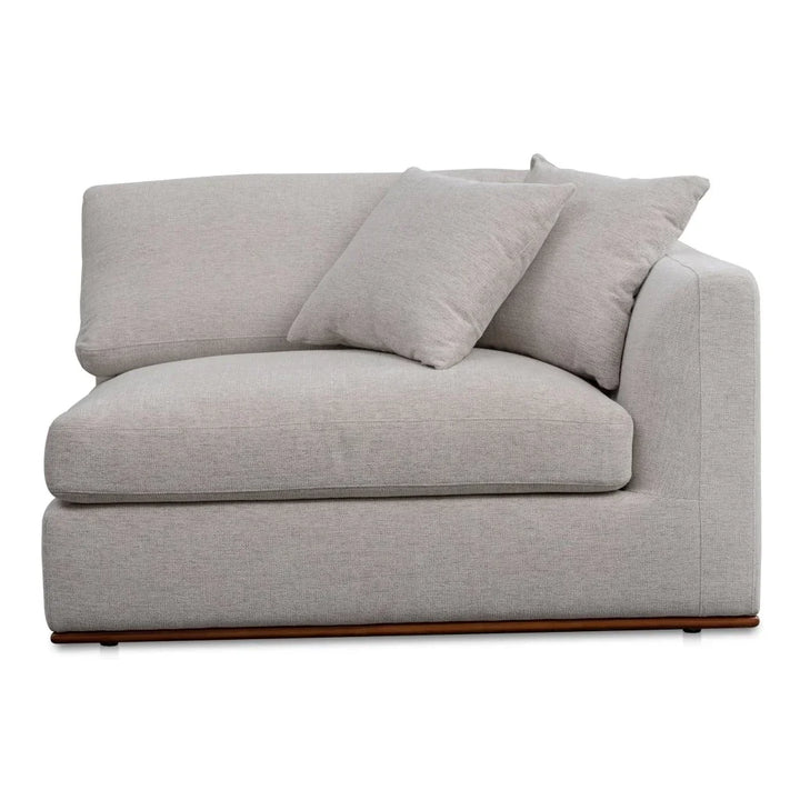 Rue Two Toss Cushions Corner Sofa-Modular Sofas-Moe's Home-Rigth Arm Facing-Flecked Grey-LOOMLAN