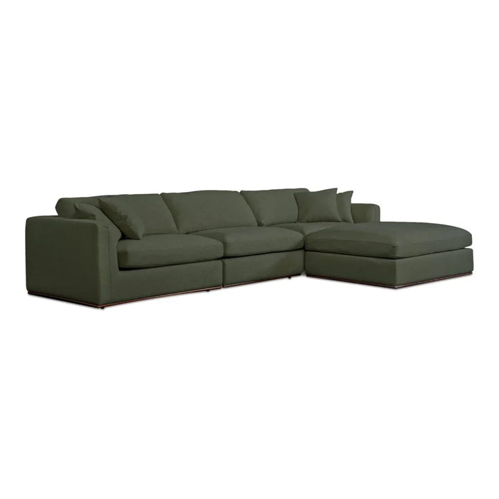 Rue Two Toss Cushions Lounge Sectional Sofa-Modular Sofas-Moe's Home-LOOMLAN