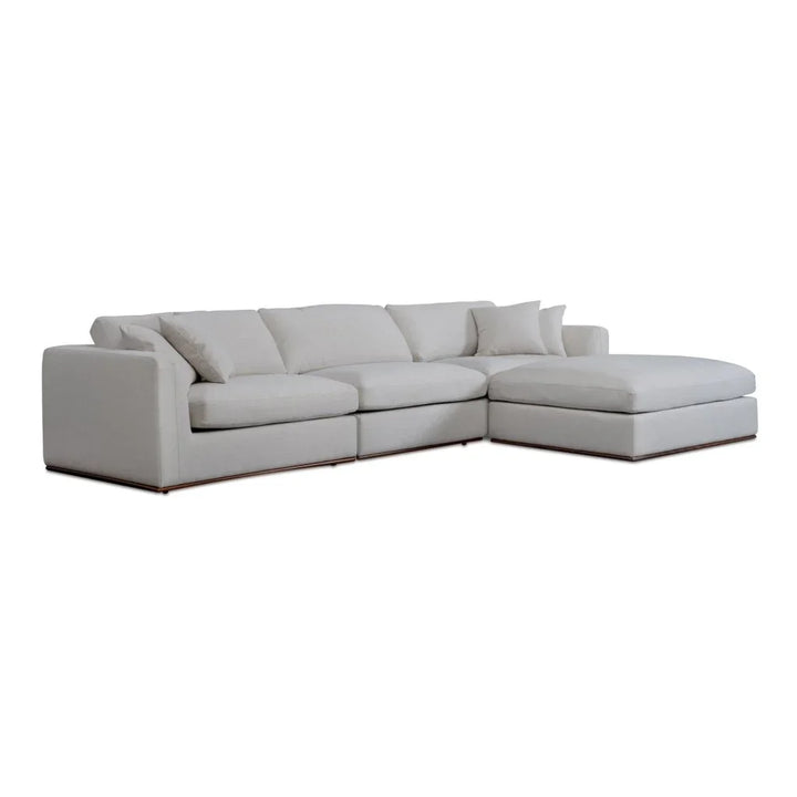 Rue Two Toss Cushions Lounge Sectional Sofa-Modular Sofas-Moe's Home-LOOMLAN