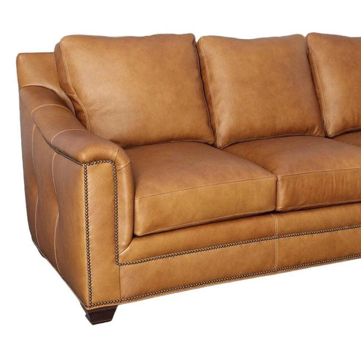 Run Wild Wild West Leather, Mustang Sofa - LOOMLAN - Uptown Sebastian - Sofas & Loveseats
