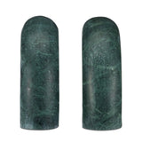 Russo Green Marble Object (Set Of 2)