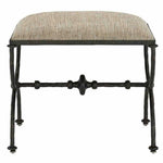 Rustic Bronze Agora Peppercorn Ottoman