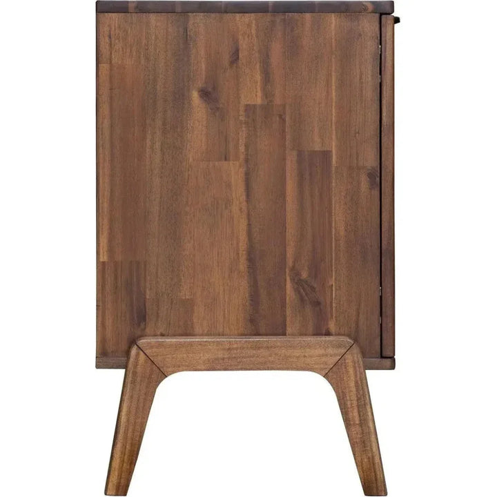 Rustic Brown Solid Wood Remix 4 Drawer Chest - LOOMLAN - LH Imports - Chests