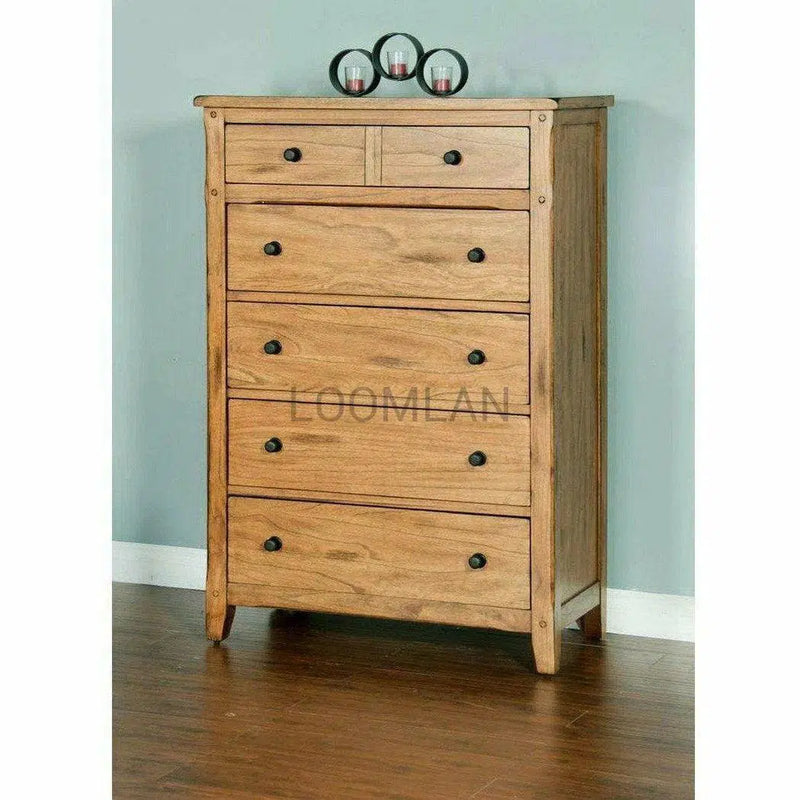 Rustic Chest of Drawers for Small Bedroom